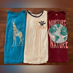 Girls lot of Old Navy Tees